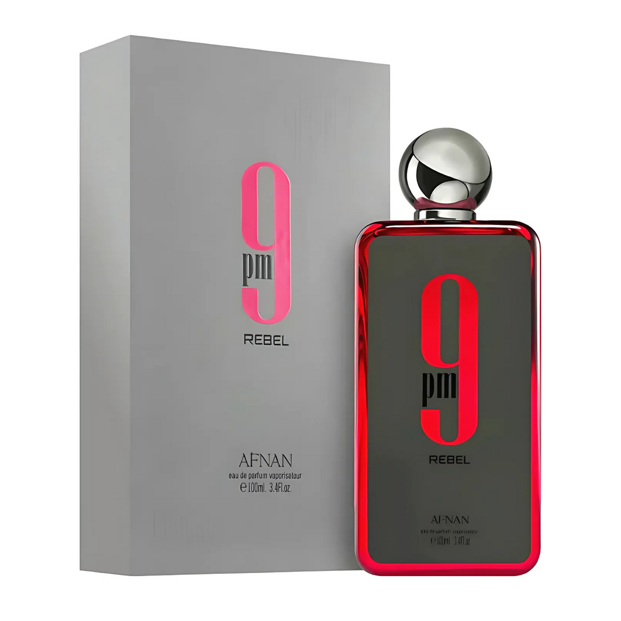 Afnan 9 PM Rebel EDP 100ML hombre - Inspirado en Baccarat Rouge 540 de Maison Francis Kurkdjian Paris