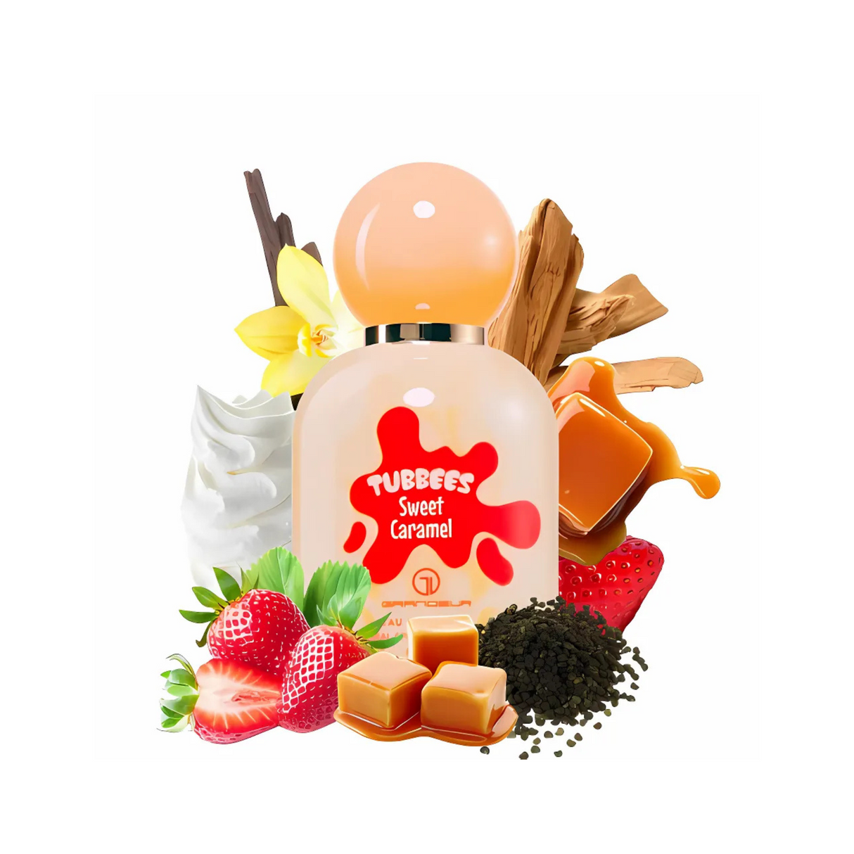 Tubbees Sweet Caramel Grandeur Edp 50Ml Unisex - Inspirado en Molten Caramel Paris Corner