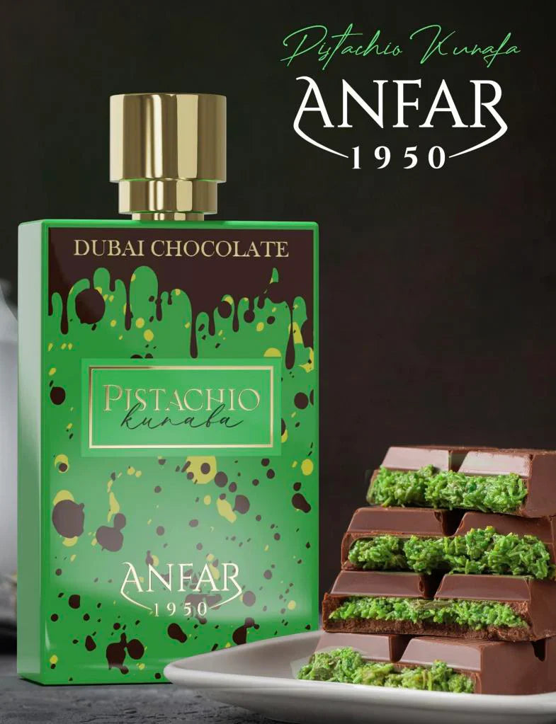 Dubai Chocolate Pistachio Kunafa Ext. De Perfume 80ml unisex- Inspirado en Odyssey Dubai Chocolat Armaf