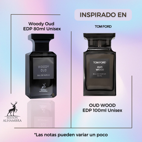 Woody Oud Maison Alhambra Edp 80Ml Unisex- Inspirado En Oud Wood De Tom Ford