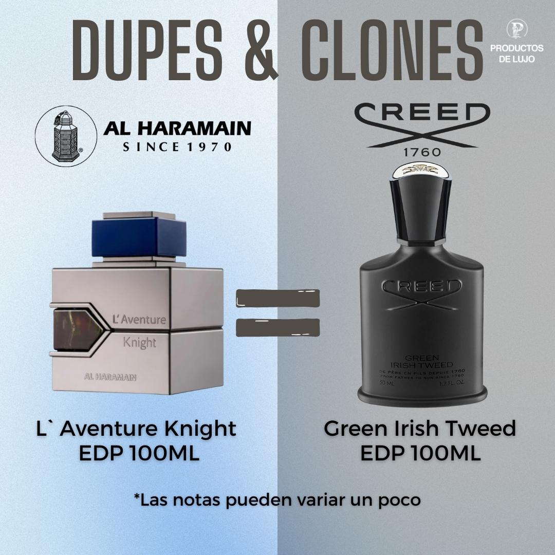 L` Aventure Knight AL Haramain Edp 100ml HOMBRE- Inspirado en Creen Irish Tweed de Creed