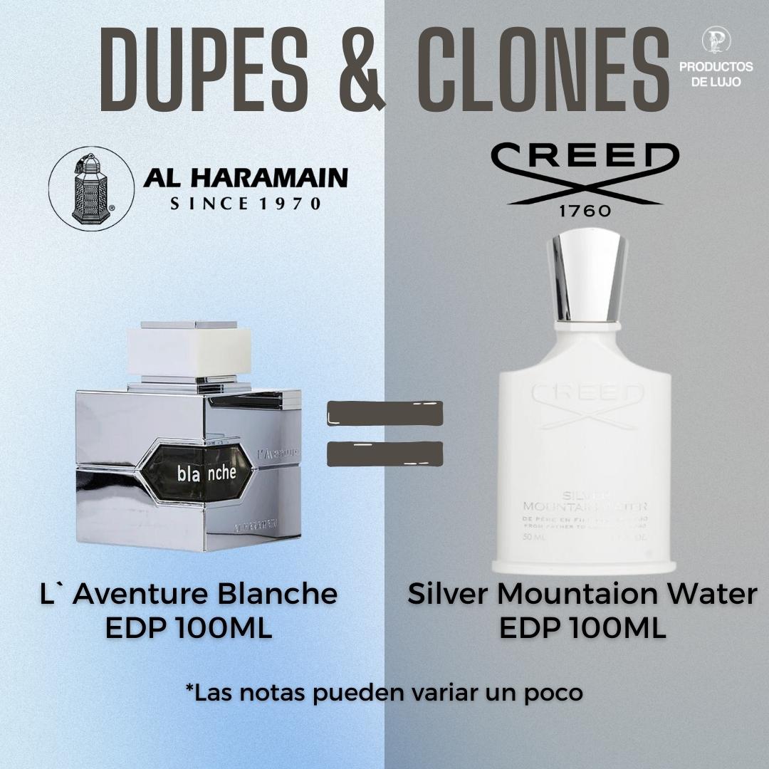 L`Aventure Blanche Al Haramain Edp 100ML Mujer- Inspirado en Silver Mountain Water Creed