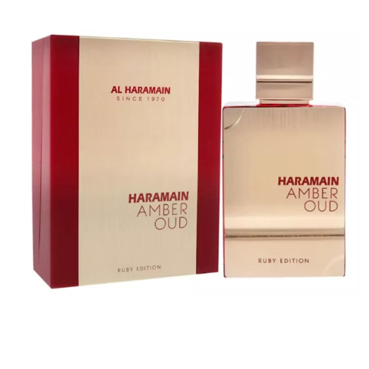Amber Oud Ruby Edition Al Haramain EDP 60ML Unisex - Inspirado Baccarat Rouge 540 Extrait de Parfum de Maison Francis Kurkdjian.